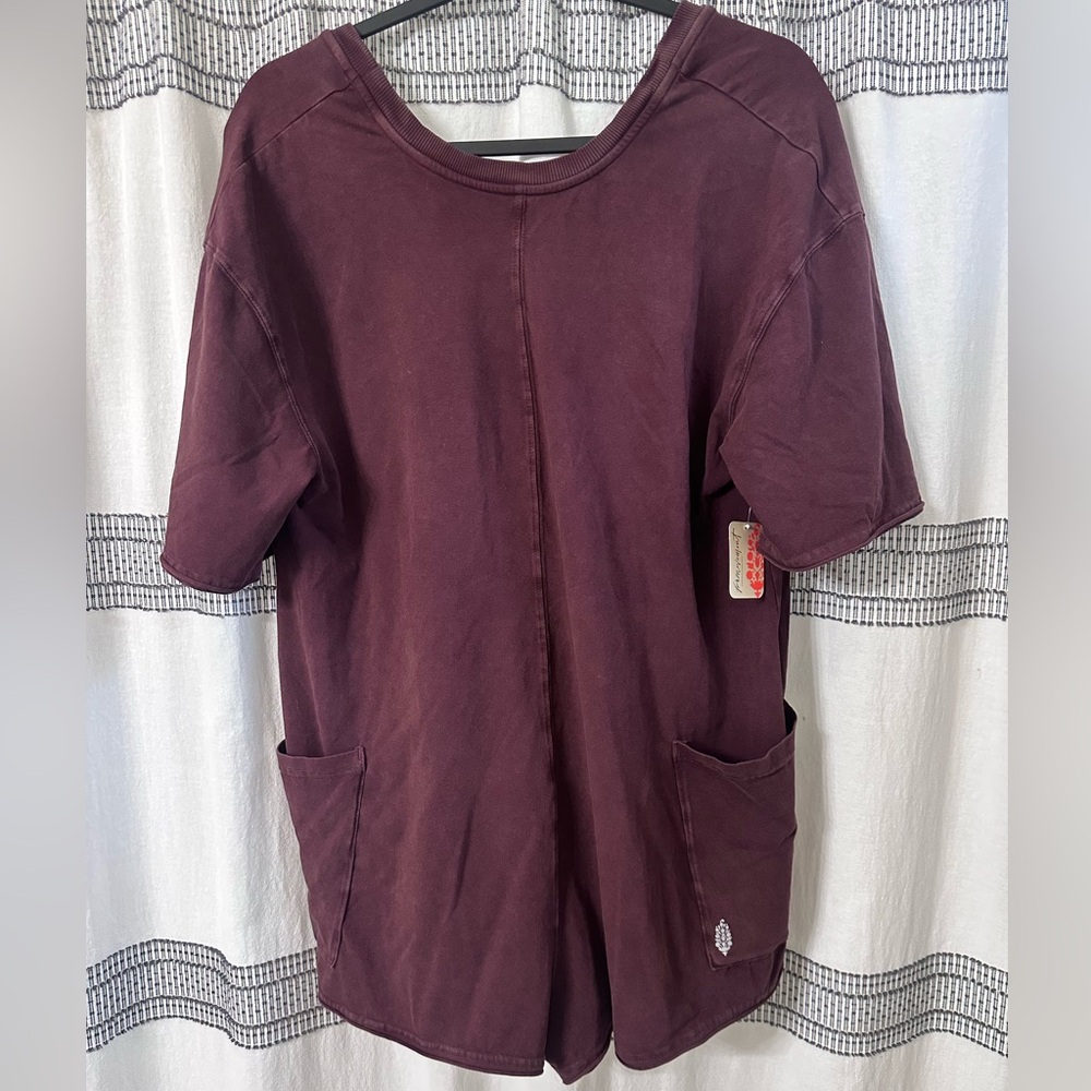 Free People Hot Shot Tee Romper